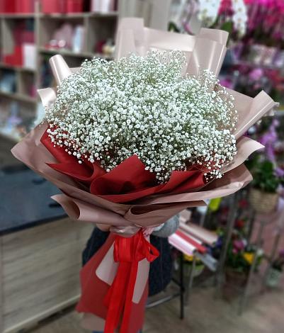 Букет цветов из: Гипсофила в Тайдаково