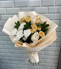Букет цветов из:  Розы и Хризантемы #REPLACE_PRED# Тайдаково
