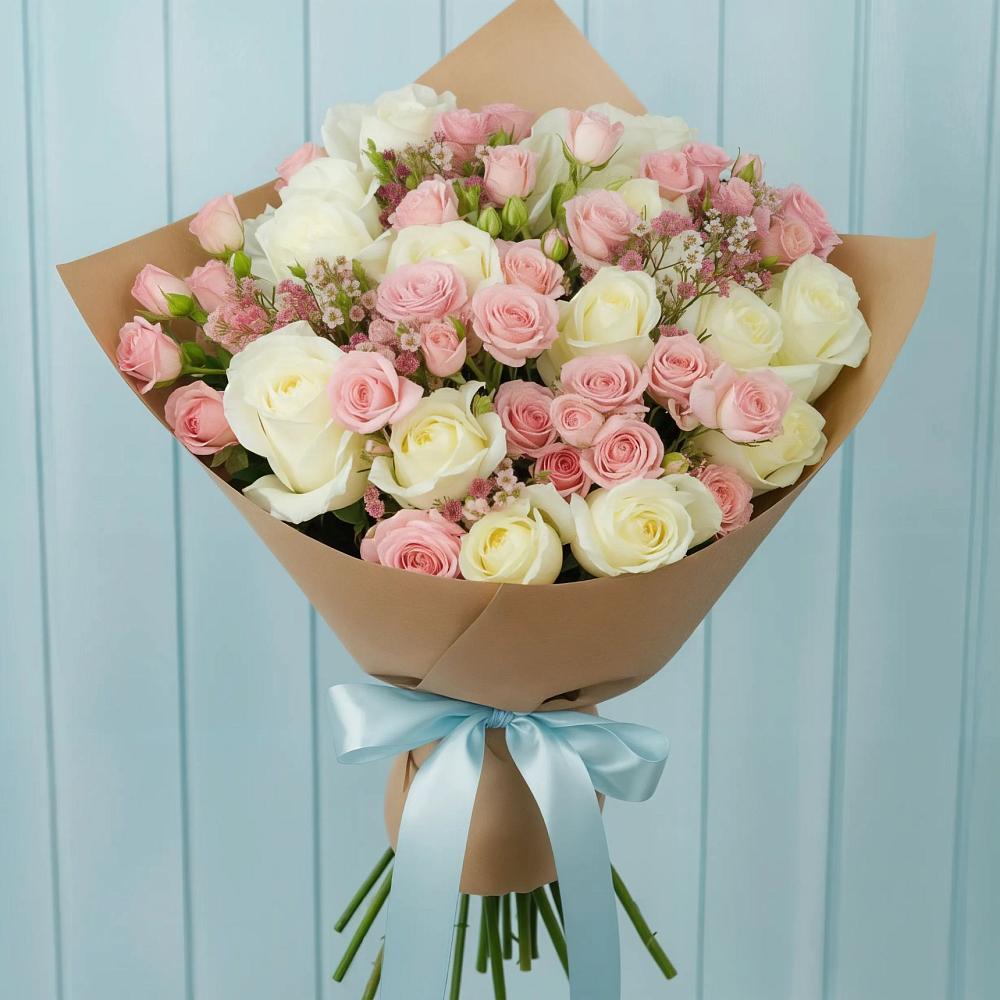 Букет цветов из: Розы в Тайдаково