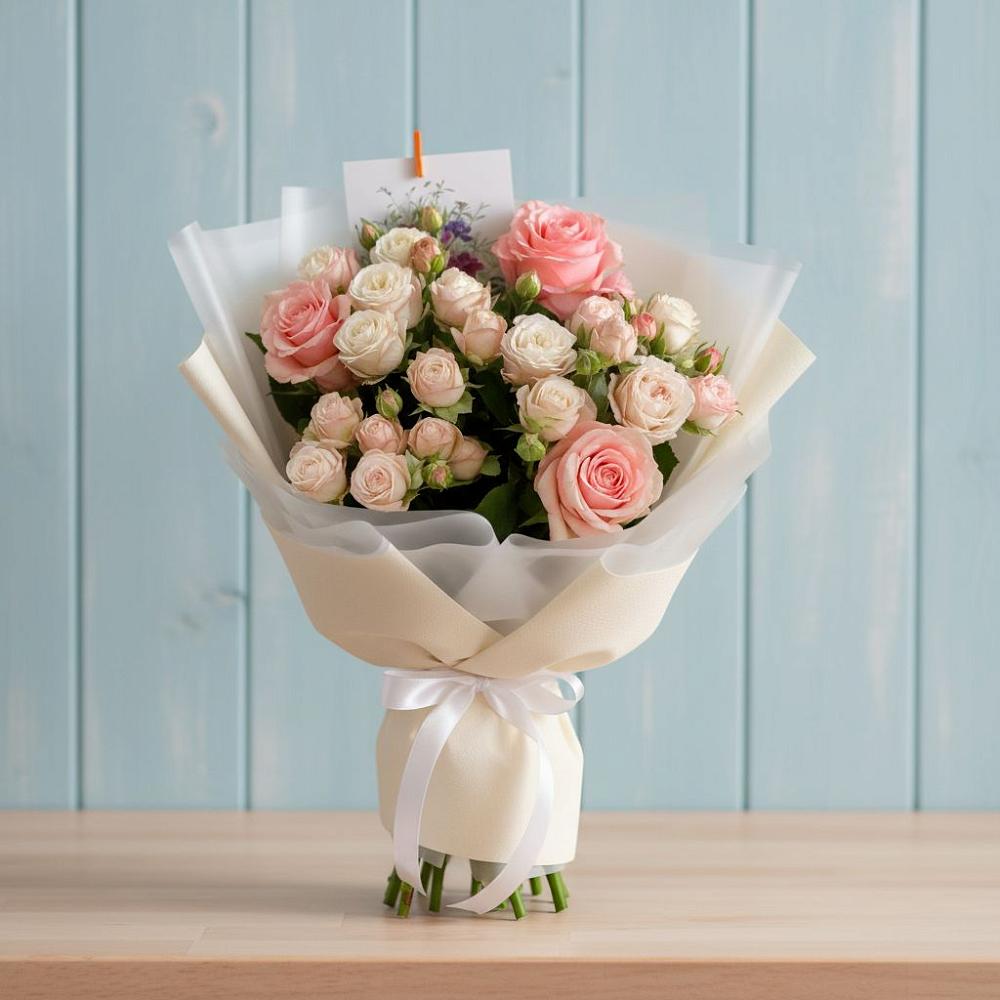 Букет цветов из: Розы в Тайдаково