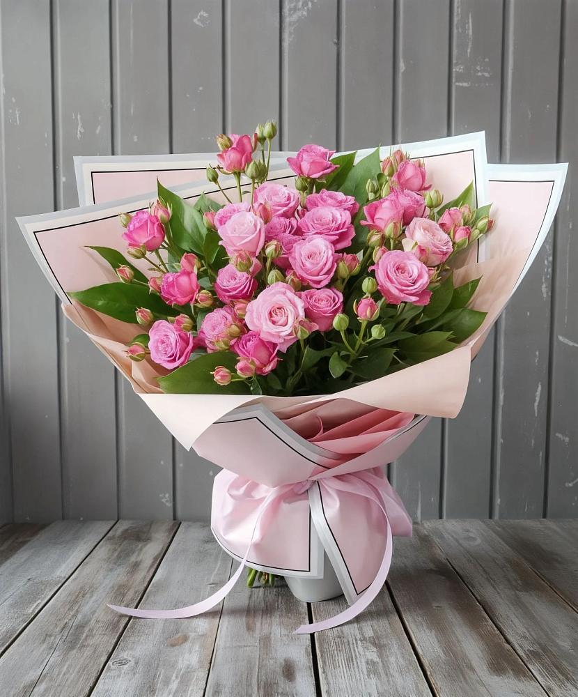 Букет Розовый кустик в Тайдаково