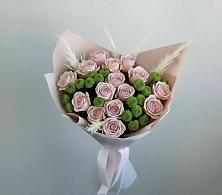 Букет цветов из:  Розы и Хризантемы в Тайдаково