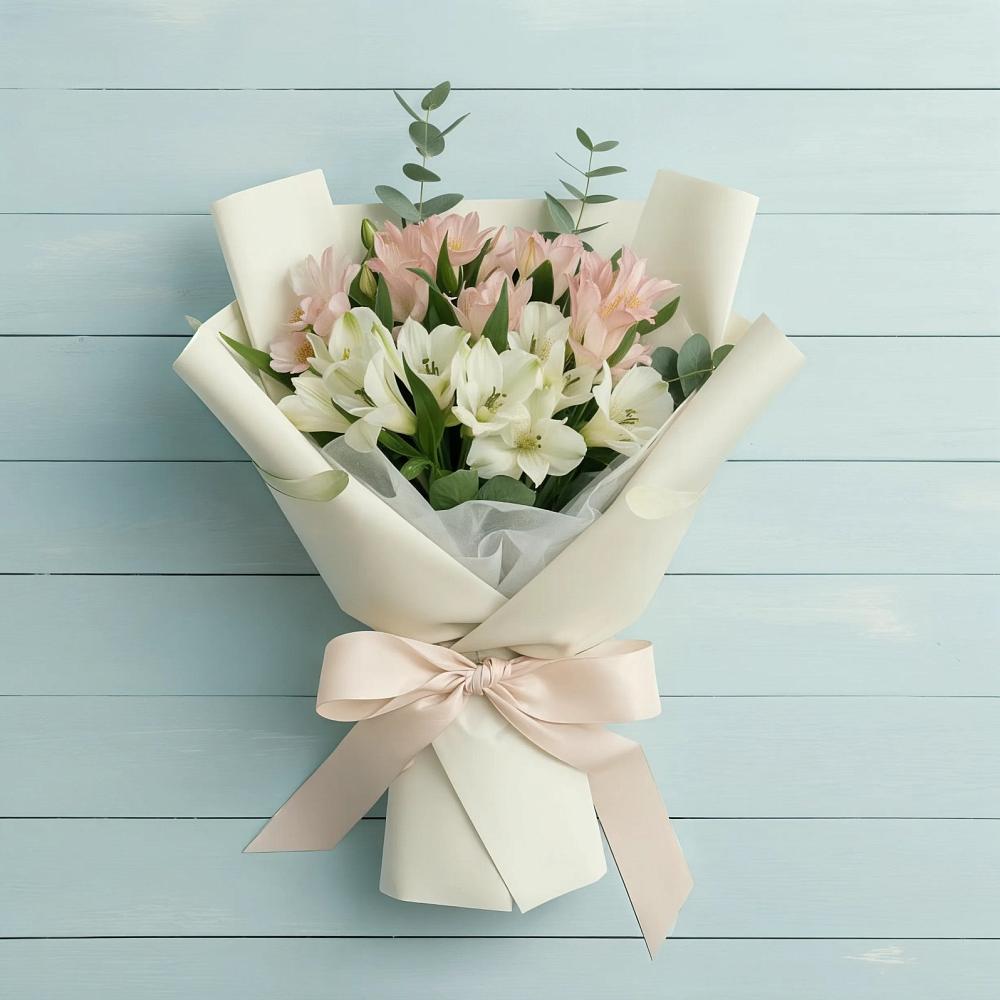 Букет цветов из: Альстромерии в Тайдаково