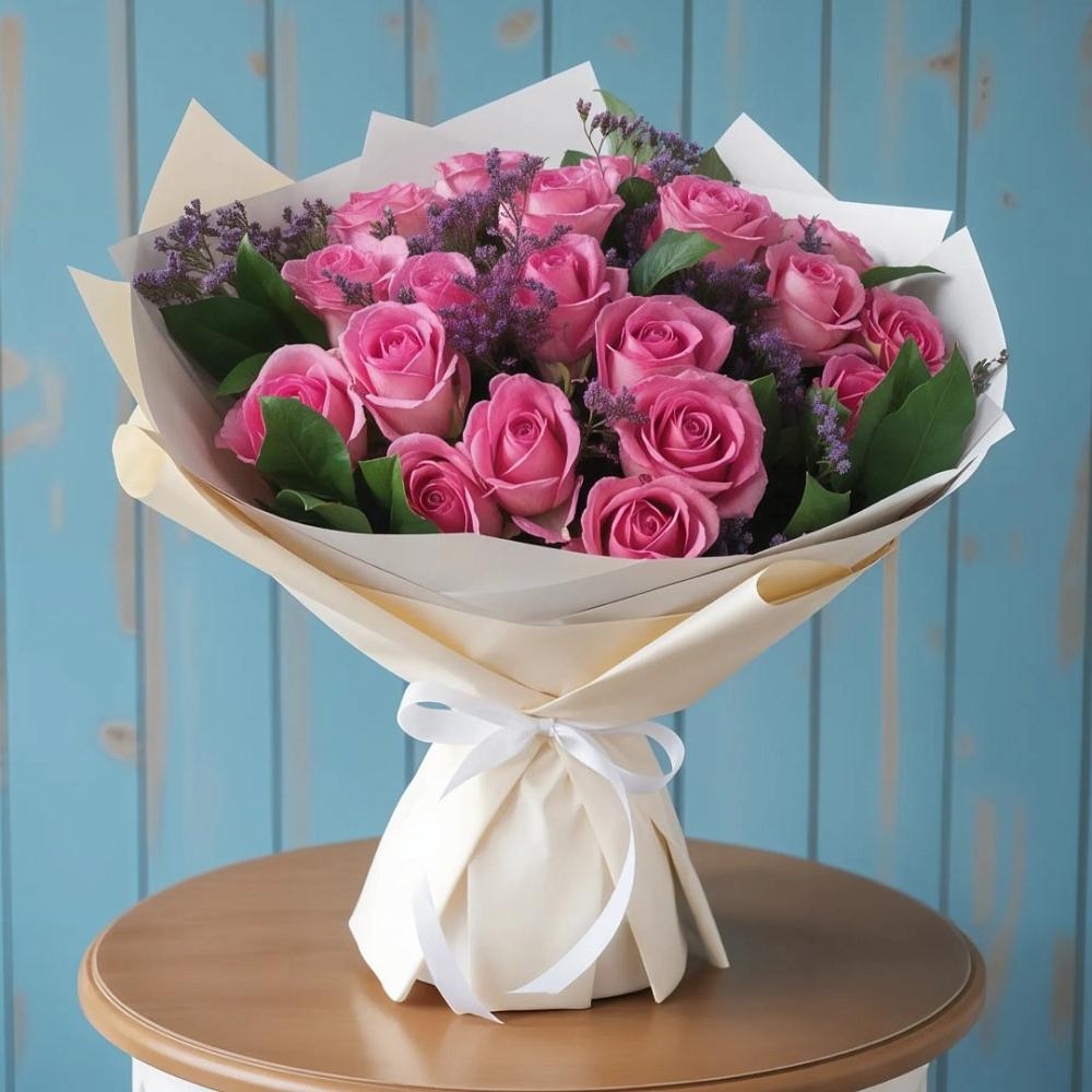 Букет цветов из: Розы в Тайдаково