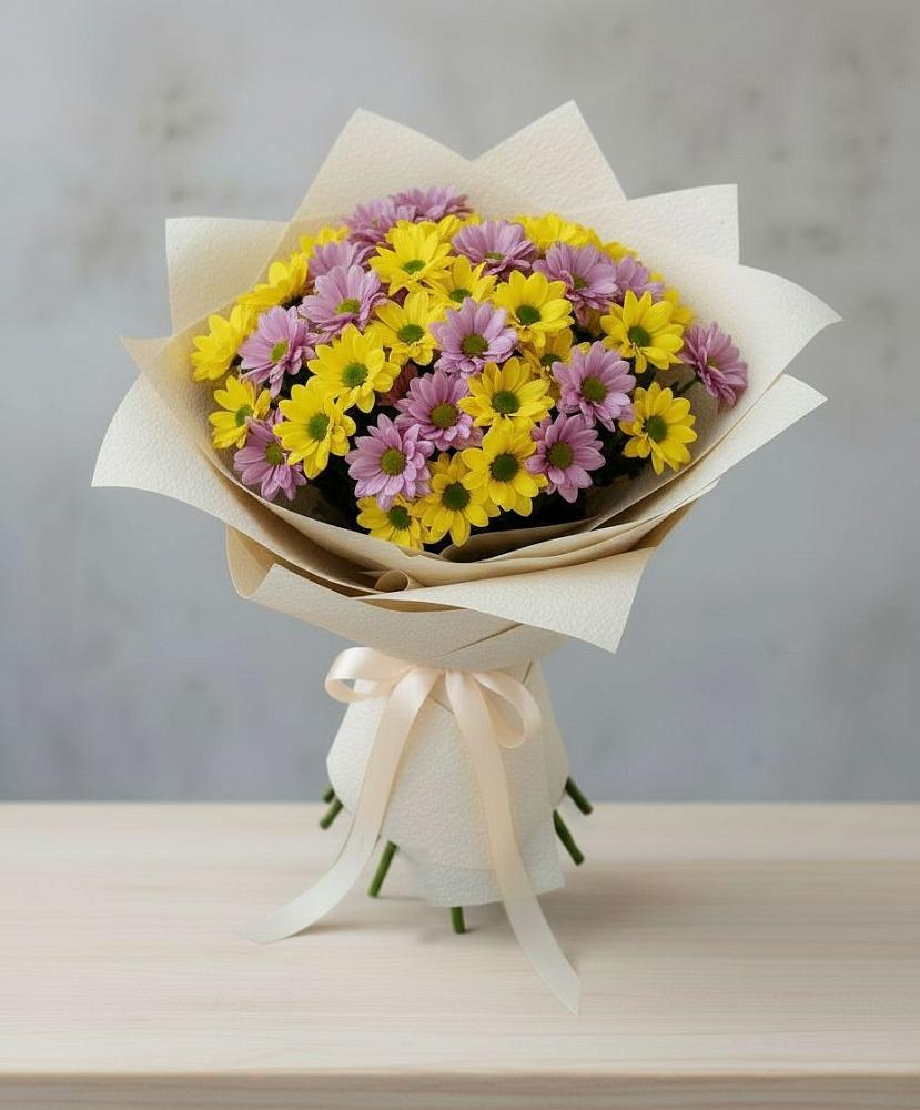 Букет цветов из: Хризантемы в Тайдаково